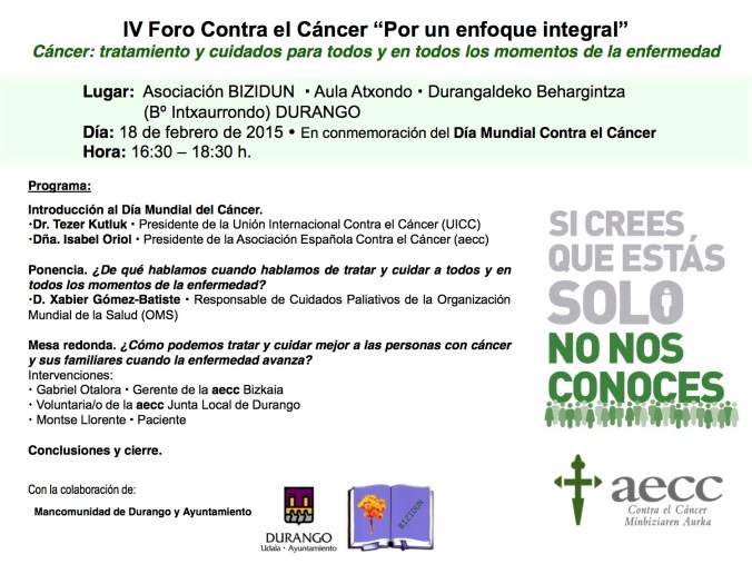 Programa_IV Foro Contra el  Cu00E1ncero_DURANGO_bilingue