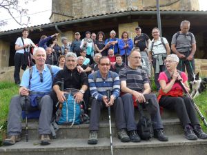 El grupo en Etxano