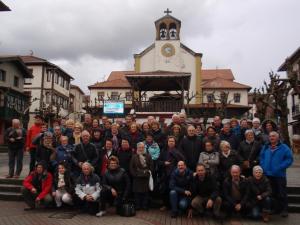 El grupo en La Arboleda