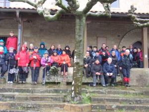 El grupo en Bernagoitia